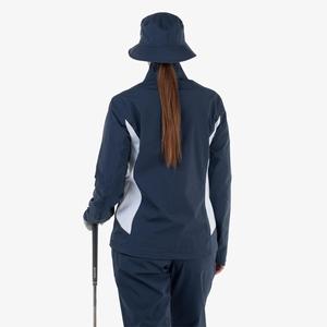 Chaqueta de Golf para Mujer con Cierre Frontal, Cuello Alto Tejido, Ropa Deportiva, Diseño Clásico de Calidad para Actividades al Aire Libre - Product Image 3