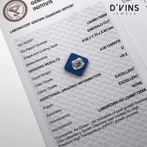 <b>D</b>'vins Jewels Surat <b>Model</b> DJ 654 1ct 1.5ct 2ct 3ct Loose Diamonds Filled Emerald Cut Lab Grown for Jewelry Making - Product Image 3