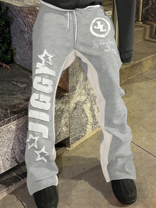 Pantalon de sport pour femme, doux, décontracté, coupe régulière, évasé, taille mi-haute, pour le jogging, l'entraînement et la course - Product Image 2