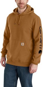 Sudadera con Capucha para Hombre, de Forro Polar, Color Sólido, con Bolsillo y Logotipo en la Manga Izquierda, Corte Regular, Estilo Casual para Otoño - Product Image 5