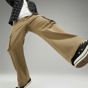 Pantalones de chándal casuales de moda para hombre, estilo americano, holgados, de pierna recta, talla grande, cintura media, para otoño, estilo estudiantil - Product Image 4