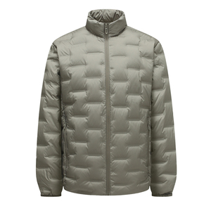 Blouson Bomber Homme Personnalisé Nouveau Design Tendance 100% Haute Qualité Écologique Respirant Col Montant Hiver Prix de Gros - Product Image 3