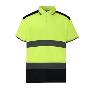 Camiseta Polo de Seguridad Reflectante de Alta Visibilidad, Secado Rápido, Antiestática, con Logotipo Personalizado, para Tráfico, Minería, Construcción y Trabajo con Carbón - Product Image 2