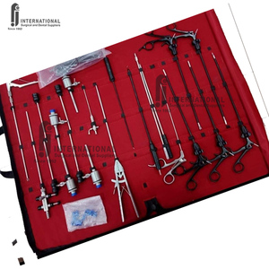 Ensemble d'instruments laparoscopiques pédiatriques F.J. INTERNATIONAL de haute qualité, 23 pièces, pour la chirurgie abdominale, chirurgie laparoscopique pédiatrique - Product Image 2