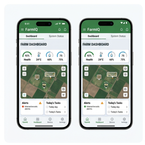 Application d'automatisation agricole IoT RoyalCraft Smart Farming pour iOS/Android/Mac - Product Image 1