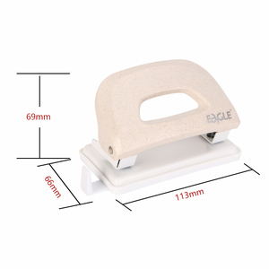 Eagle Wheat Straw Set Stapler Hole Puncher Tape Dispenser Desktop <b>Binding</b> Supplies Desk Accessory Bulk Supply J6108B-E - Product Image 3