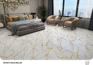 Panneau en porcelaine brillant Radiance Elite 600x1200mm 60x120cm 24x48 pouces, carrelage décoratif pour sol - Product Image 4