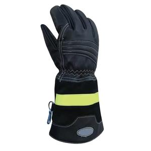 Nouveaux gants de protection ignifuges réfléchissants en cuir de vache pour pompiers, isolation thermique, résistants à l'usure, 40 cm de long, pour le sauvetage et les travaux - Product Image 6