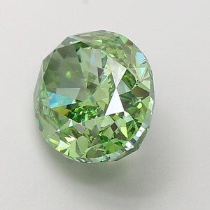 Diamant de laboratoire CVD ovale de 5,01 carats, vert vif fantaisie modifié, clarté VS1, polissage excellent, pierre précieuse de luxe pour bijoux - Product Image 2