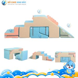 Ensemble d'équipements de jeu souple pour enfants de 1 à 10 ans, structure de jeu confortable et sécurisée, développement physique, aire de jeux intérieure - Product Image 5