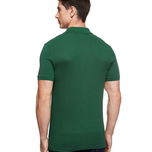 Polo en coton pour homme, manches courtes, col boutonné, vêtements décontractés de qualité supérieure pour le bureau, fabricant de vêtements sur mesure OEM ODM, vente en gros - Product Image 2