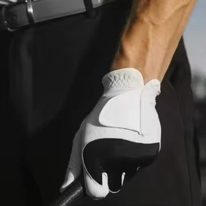 Nouveaux gants de golf pour hommes personnalisables, en maille respirante et douce, avec sangle de poignet réglable et fermeture auto-agrippante pour les sports manuels - Product Image 6