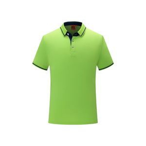 Polo de bureau en gros d'usine, T-shirt polo noir multicolore, nouveau design - Product Image 3
