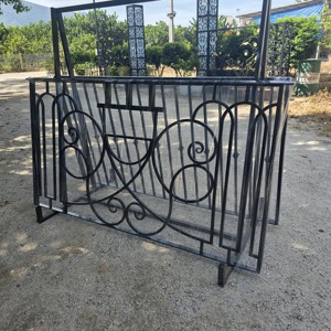 Barandilla de Balcón Moderna de Hierro Forjado, Tamaño Personalizado, Barandilla de Balcón de Hierro Antioxidante para Villa, Apartamento y Uso en Exteriores - Product Image 3