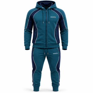 Unisex Customized Street Wear <b>Tracksuit</b> Set New Design 100% Cotton <b>Waterproof</b> Quick Dry Breathable Winter Lightweight Wholesale - Product Image 3