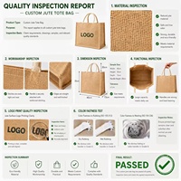 Sac fourre-tout en jute écologique avec motif de dessin animé, poignée en ruban, logo personnalisé, durable, réutilisable, vente en gros OEM, promotionnel, en vrac