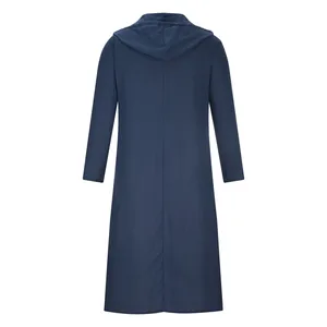 Nuevos y Elegantes Thobes Musulmanes para Hombre, Étnicos, Festivos, Tradicionales, Transpirables, de Algodón, con Cuentas, Manga Larga, Largura hasta el Tobillo, para Invierno y Verano - Product Image 5