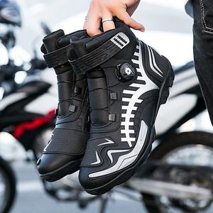 Zapatos de Motocicleta con Logotipo Personalizado, Zapatos de Motociclista Impermeables, Fabricantes de Botas de Motocicleta de Cuero para Hombre - Product Image 3