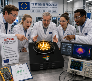 Placa de Cocción Eléctrica de Plasma BLACK RICKUL con Superficie de Vidrio, 1 Quemador, Eficiente Energéticamente, Ecológica, Independiente para el Hogar - Product Image 5