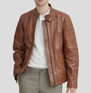 Veste en cuir rouge Avirex de haute qualité pour hommes, différentes couleurs disponibles, tailles personnalisées, meilleure vente, veste en cuir rouge Avirex pour hommes pour l'hiver - Product Image 3