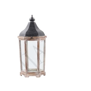 Farol Decorativo Elegante de Coral con Diseño de Huracán para Decoración del Hogar / Decoración de Bodas - Product Image 1