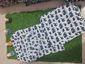 Conjunto de Pijama de Crepé para Niñas – Ropa de Dormir Suave con Estampado (M, L, XL, XXL) - Product Image 5