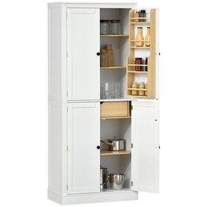 Mobile da Cucina Moderno Alto 183 cm con 5 Ripiani e 8 Cassetti Porta Spezie - Product Image 1