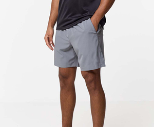 Conjunto de Camiseta y Pantalones Cortos de Cuello Alto para Hombre con Logotipo Personalizado, Traje de Verano de Dos Piezas en Color Blanco - Product Image 4