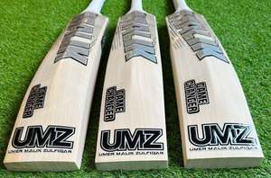 Batte de cricket MB Malik UMZ Game Changer Edition en bois d'orme anglais avec housse de protection gratuite, grip supplémentaire et feuille anti-rayures. - Product Image 3