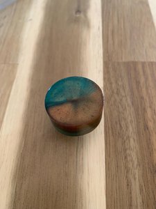 Galaxy Aura Resin Knob Luxury Metallic Cabinet Pull Handmade Cosmic Drawer <b>Handle</b> <b>Round</b> wood cabinet knob Colorful resin - Product Image 6