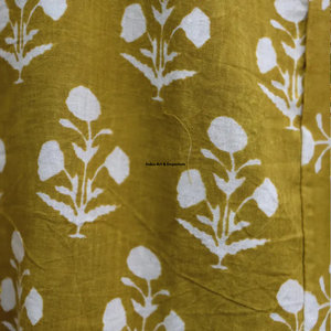 ชุดเดรสผ้าฝ้ายพิมพ์ลายดอกไม้สวยงาม สำหรับใส่ลำลอง ชุดเดรสพิมพ์ลายด้วยมือ - Product Image 6