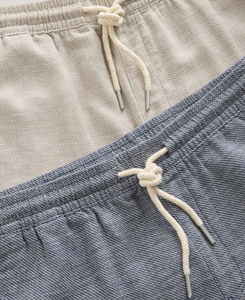 Pantalones Cortos Oxford de Algodón para Hombre, Talla XL, Cintura Media, Color Gris Sólido, con Cierre de Cordón, Casuales, Transpirables, MOQ Bajo - Product Image 4