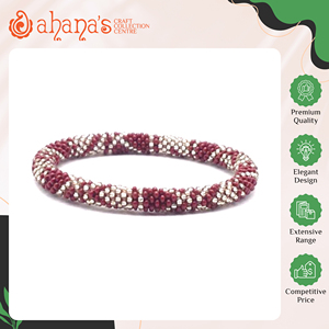 Exclusive Sale Unique Design New Stylish Women's Trendy High Quality Crochet Work Glass <b>Beads</b> Beaded <b>Bracelets</b> at Low Price - Product Image 2