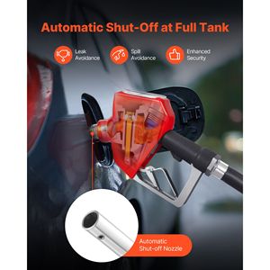 Ugello Digitale per Carburante da 1 Pollice con Girevole, Portata Massima 12.6 GPM, Ugello Pompa Diesel/Gas con Spegnimento Automatico, 3/16 (OD=20mm) - Product Image 4