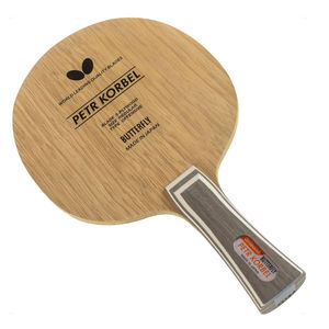 VENTE pour Korbel FL Lame de tennis de table 30271 5 plis Tout bois Offensive Shakehand Contrôle équilibré Poignée évasée 158x152mm 92g - Product Image 5