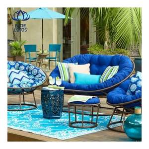 Silla Papasan MÁS VENDIDA 2026 con Estructura Tejida y Cojín Grueso para Salón y Área de Estudio, Estructura Confiable - Product Image 3