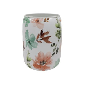 Florero Metálico Premium con Diseño a Cuadros, Acabado Esmaltado, Hecho a Mano, Decoración para el Hogar - Product Image 6