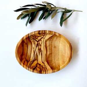 Platos de Madera Ovalados para Servir Comida en el Hogar y la Cocina, Plato para Servir en Bodas, Fiestas, Cenas - Product Image 4