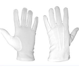 Gants maçonniques blancs en peau de mouton, longueur poignet, thermiques, respirants, réutilisables, pour l'étiquette, la vie quotidienne et la détection par écran tactile - Product Image 1