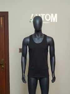 High Quality Men's Square Collar Tank Top Latest Casual Design Breathable Quick Dry Stylish for Fitness Low MOQ Online Sale - Product Image 4