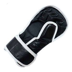 Guantes de Boxeo MMA de Cuero Personalizados OEM, Guantes Deportivos de Medio Dedo con Palma Abierta para Entrenamiento de Sparring, UFC, Artes Marciales, Muay Thai - Product Image 4