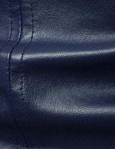 Coat for Men Stand Hooded Front Stylish Sizes Customized Private Style Turn Collar Heavyweight Windproof Washed <b>Leather</b> Coat - Product Image 3