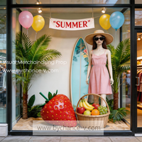 Décoration de vacances oversize grand fruit artificiel mousse fruit géant fausse fraise pour art visuel moderne manoir décoration d'hôtel