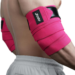 Sangle de soutien du coude robuste pour haltérophilie, avec logo personnalisé, élastique, pour la musculation et le soutien articulaire en salle de sport, fournisseur - Product Image 5