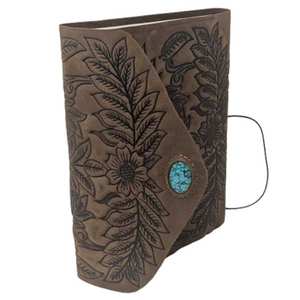 Diario A5 de cuero genuino premium de fabricante indio con 200 páginas y diseño ligero para escritura diaria - Product Image 6