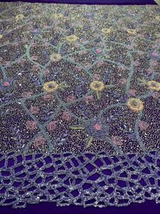 Vestido de Fiesta de Lujo Ecológico con Cuentas 3D Bordadas a Mano, de Organza y Encaje, Corte A, con Cintura Imperio y Largo Mini - Product Image 3