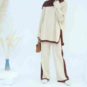 Abaya Musulmana Moderna Ligera con Bordado Dorado de Lujo para Mujer, Estilo Dubái, Vestido Largo Informal Islámico - Product Image 1