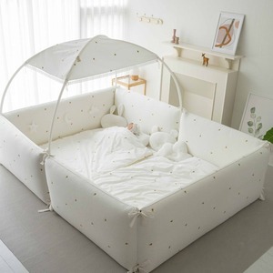 [S.P Company] Newborn Nest Bedding 100% Cotton Baby Bumper <b>Bed</b> with Pigment Embroidery Lolbaby - Product Image 3