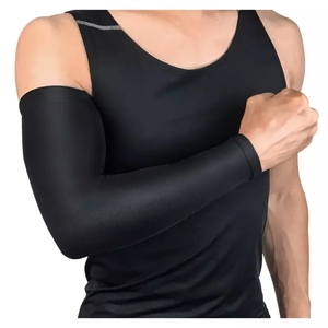 Lightweight <b>arm</b> <b>compression</b> <b>sleeve</b> for men and women with sun protection breathable fabric for running cycling gym and fitness - Product Image 5