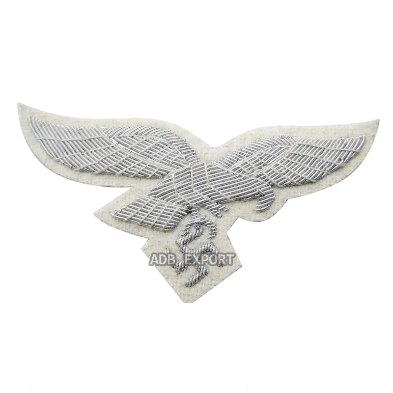 WW2 GERMAN Uniforms Luftwaffe Officers summer breast eagle insignia handmade By ADB EXPORT The Manufacturer/Reproduction/Repro